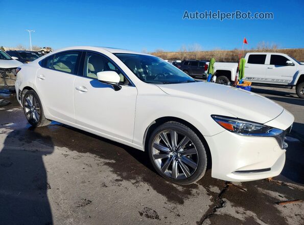 JM1GL1VM4M1608286 2021 MAZDA 6 White Առջևի աջ