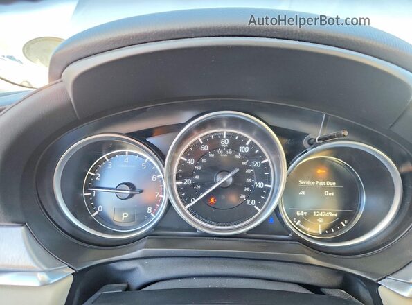 JM1GL1VM4M1608286 2021 MAZDA 6 White Սարքավորումների վահանակի տեսք