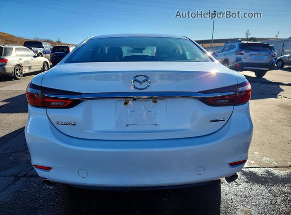 JM1GL1VM4M1608286 2021 MAZDA 6 White Հետևի տեսք