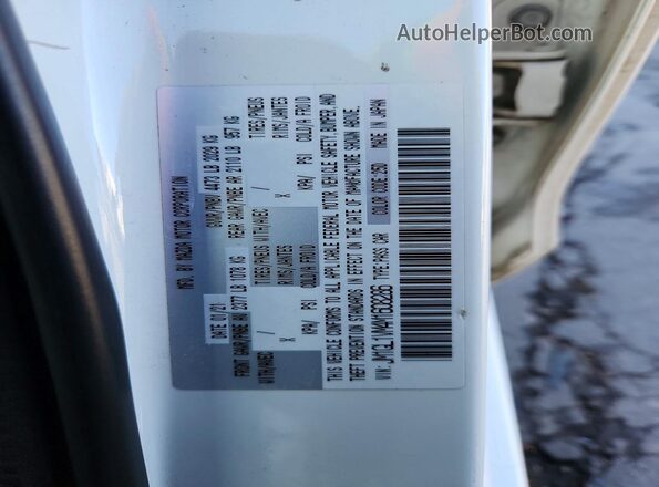 JM1GL1VM4M1608286 2021 MAZDA 6 White Շարժիչի բաժամունքի տեսք