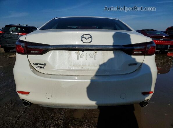JM1GL1VM5J1312513 2018 MAZDA 6 White Вид ззаду