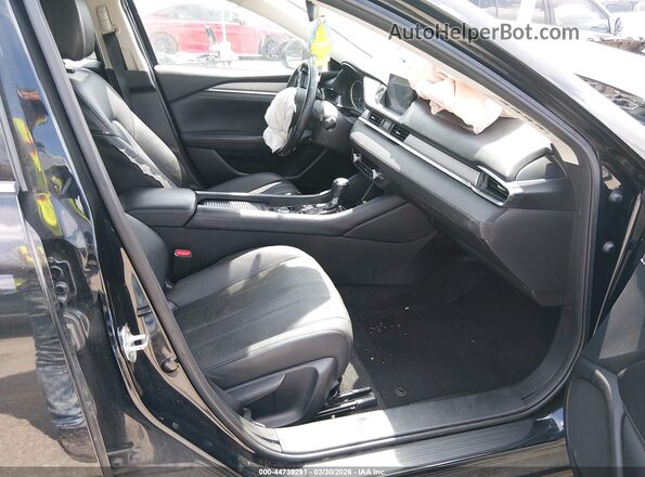 JM1GL1VM7L1517849 2020 MAZDA 6 Black წინა სალონის ხედი