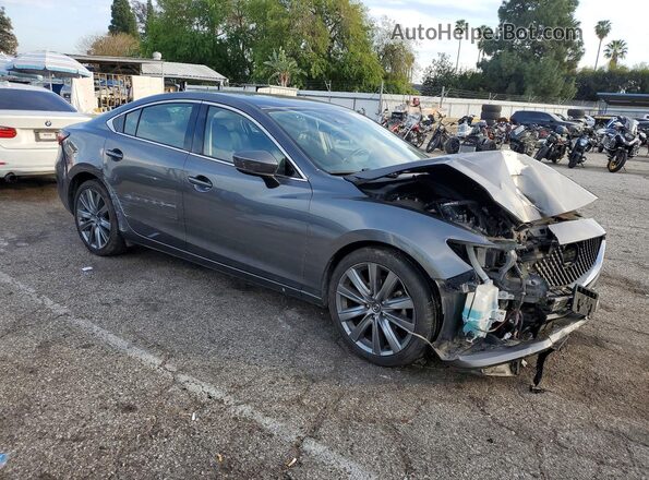 JM1GL1VM7M1604085 2021 MAZDA 6 Gray Передня права чверть