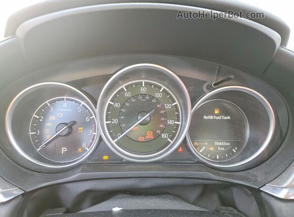 JM1GL1VM7M1604085 2021 MAZDA 6 Gray Вид щитка приладів
