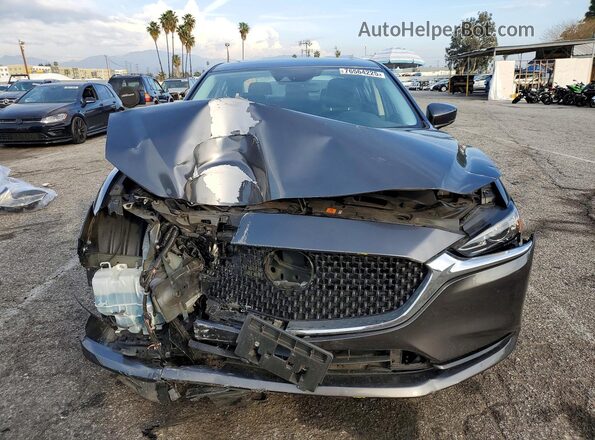 JM1GL1VM7M1604085 2021 MAZDA 6 Gray Вид спереду