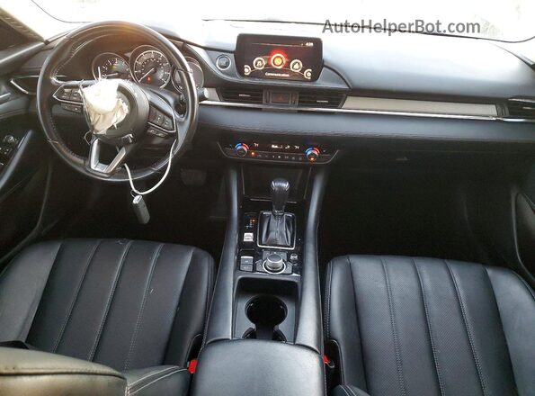 JM1GL1VM8J1315129 2018 MAZDA 6 Black Вид панелі приладів