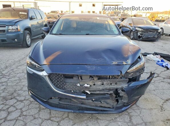 JM1GL1VM8J1315129 2018 MAZDA 6 Black Вид спереду