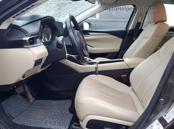 JM1GL1VM8K1500301 2019 MAZDA 6 Коричневый Вид салона спереди