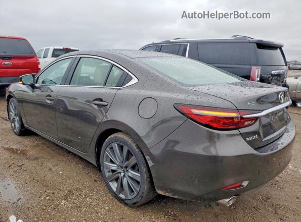 JM1GL1VM8K1500301 2019 MAZDA 6 Коричневый Задняя левая четверть