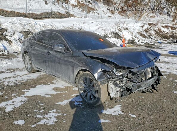 JM1GL1VM8M1603690 2021 MAZDA 6 Charcoal Передня права чверть