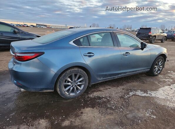 JM1GL1VM8M1609750 2021 MAZDA 6 Синий Задняя правая четверть