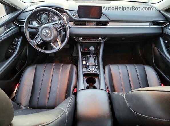 JM1GL1VM8M1609750 2021 MAZDA 6 Синий Вид панели приборов