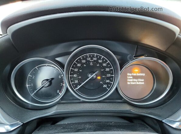 JM1GL1VM8M1609750 2021 MAZDA 6 Синий Вид щитка приборов