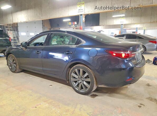JM1GL1VM9M1603178 2021 MAZDA 6 Синий Задняя левая четверть