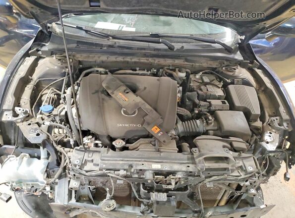 JM1GL1VM9M1603178 2021 MAZDA 6 Синий Вид задней части салона