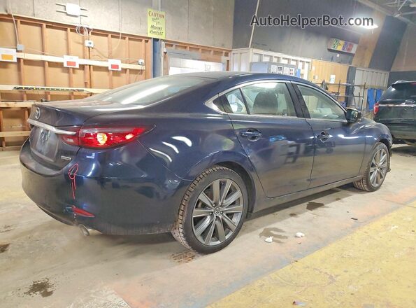 JM1GL1VM9M1603178 2021 MAZDA 6 Синий Задняя правая четверть