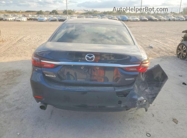 JM1GL1VM9M1607778 2021 MAZDA 6 Blue Вид ззаду