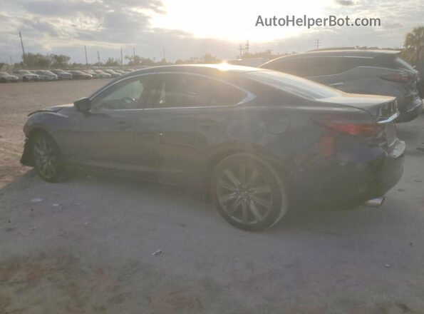 JM1GL1VM9M1607778 2021 MAZDA 6 Blue Задня ліва чверть