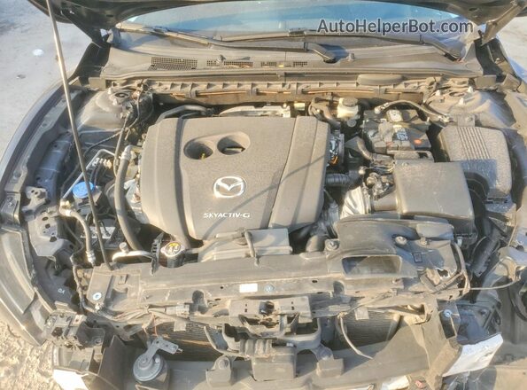 JM1GL1VM9M1607778 2021 MAZDA 6 Blue Вид задньої частини салону