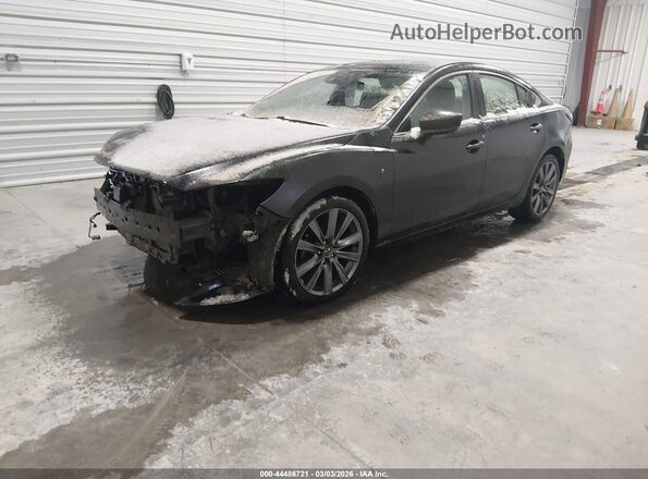 JM1GL1VMXM1606686 2021 MAZDA 6 Black Front left