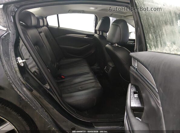 JM1GL1VMXM1606686 2021 MAZDA 6 Black VIN sticker view