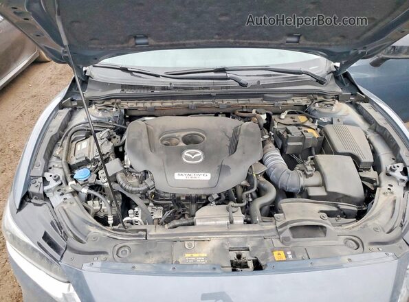 JM1GL1WY1M1615357 2021 MAZDA 6 Gray Widok wnętrza z tyłu