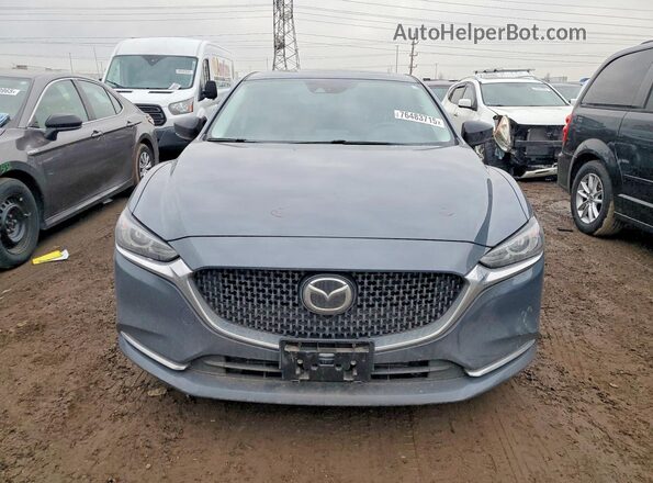 JM1GL1WY1M1615357 2021 MAZDA 6 Gray Widok z przodu