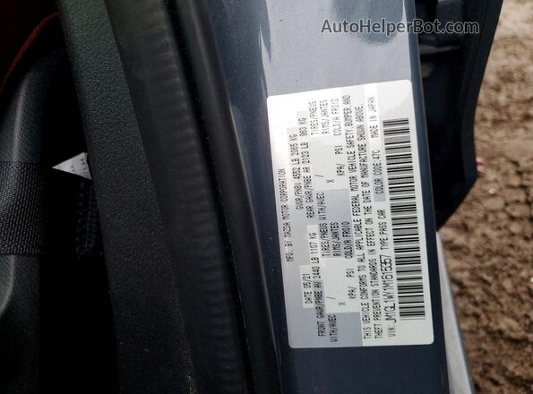 JM1GL1WY1M1615357 2021 MAZDA 6 Gray Widok komory silnika