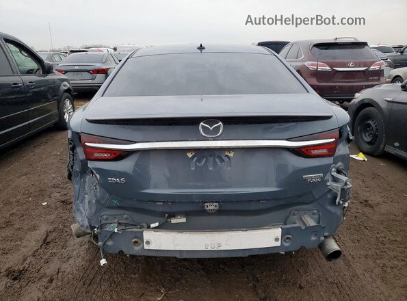 JM1GL1WY1M1615357 2021 MAZDA 6 Gray Widok z tyłu