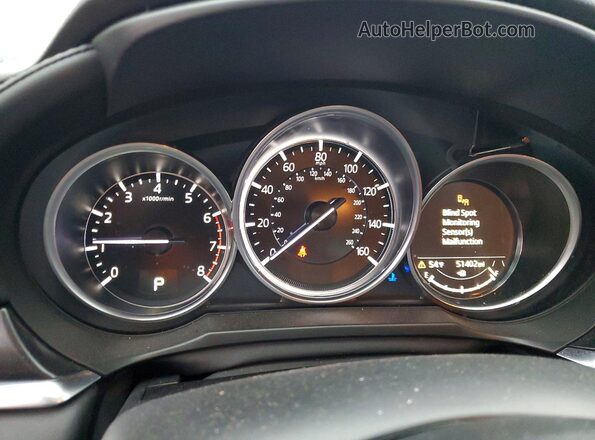 JM1GL1WY1M1615357 2021 MAZDA 6 Gray Widok zestawu wskaźników