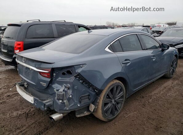 JM1GL1WY1M1615357 2021 MAZDA 6 Gray Tył prawy