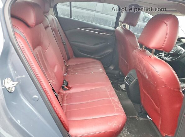 JM1GL1WY1M1615357 2021 MAZDA 6 Gray Widok tylnych siedzeń