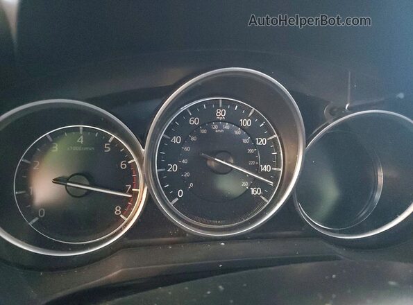 JM1GL1WY3M1611746 2021 MAZDA 6 Blue Вид щитка приладів