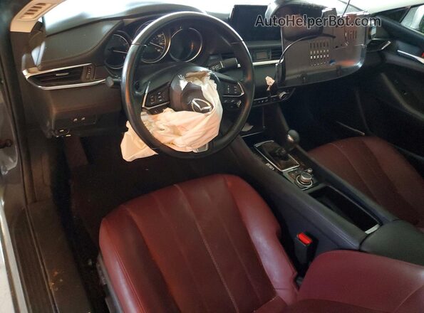 JM1GL1WY3M1611746 2021 MAZDA 6 Blue Вид панелі приладів