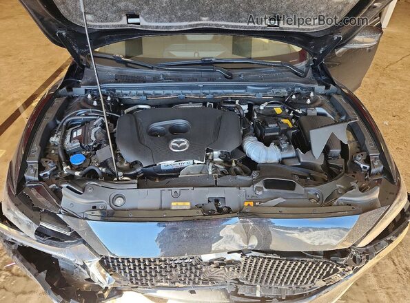 JM1GL1WY4M1616101 2021 MAZDA 6 Black Widok wnętrza z tyłu