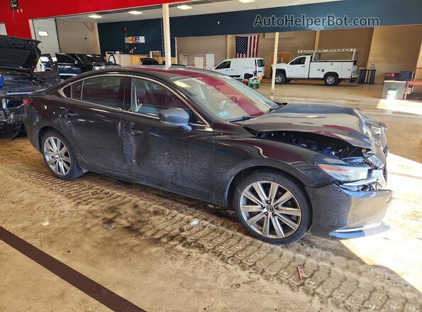 JM1GL1WY4M1616101 2021 MAZDA 6 Black Przód prawy
