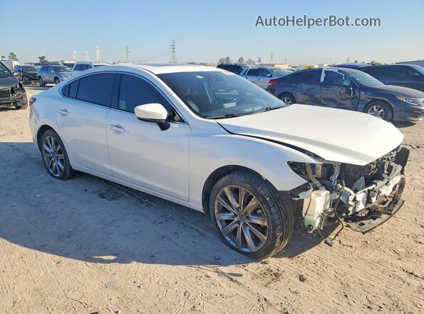 JM1GL1XY0M1619267 2021 MAZDA 6 Белый Передняя правая четверть