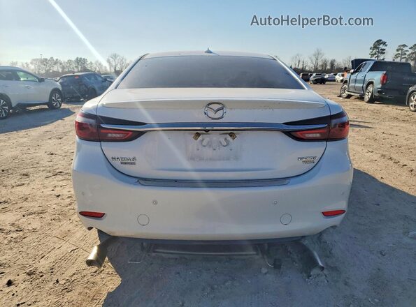 JM1GL1XY0M1619267 2021 MAZDA 6 Белый Вид сзади