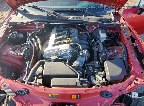 JM1NDAB75G0118680 2016 MAZDA MX-5 Red Widok wnętrza z tyłu