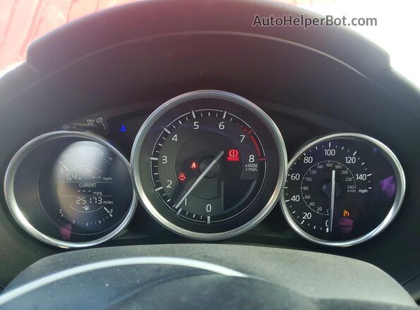 JM1NDAB75G0118680 2016 MAZDA MX-5 Red Widok zestawu wskaźników