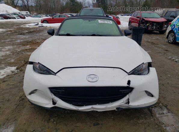 JM1NDAB77K0302169 2019 MAZDA MX-5 White Դիմացի տեսք
