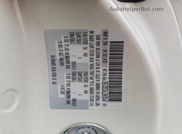 JM1NDAB77K0302169 2019 MAZDA MX-5 White Շարժիչի բաժամունքի տեսք