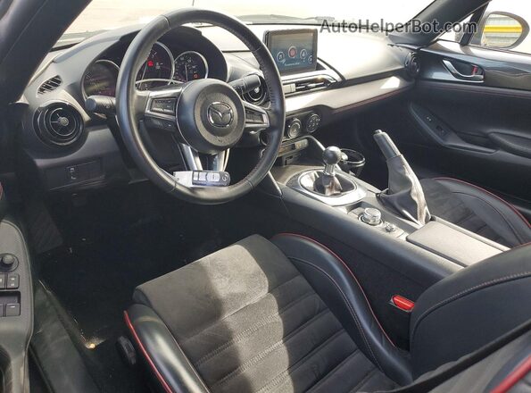 JM1NDAC73J0201921 2018 MAZDA MX-5 Gray Dashboard view