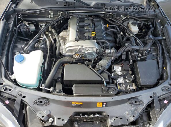 JM1NDAC73J0201921 2018 MAZDA MX-5 Gray Rear interior view