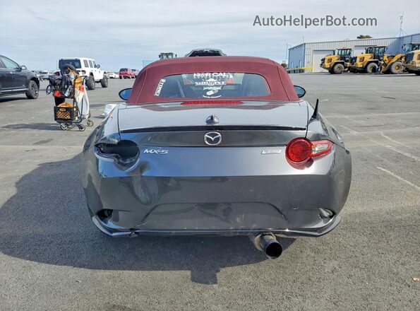 JM1NDAC73J0201921 2018 MAZDA MX-5 Gray Rear view