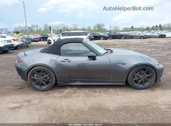 JM1NDAC73K0305665 2019 MAZDA MX-5 MIATA Gray Widok wnętrza z tyłu