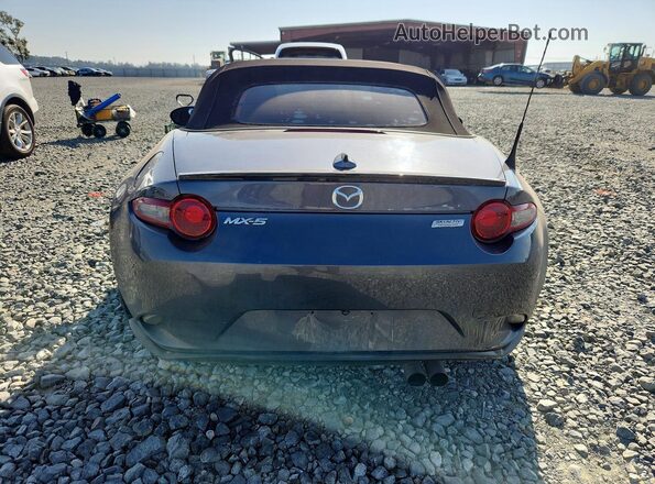 JM1NDAC76H0121250 2017 MAZDA MX-5 Gray Հետևի տեսք