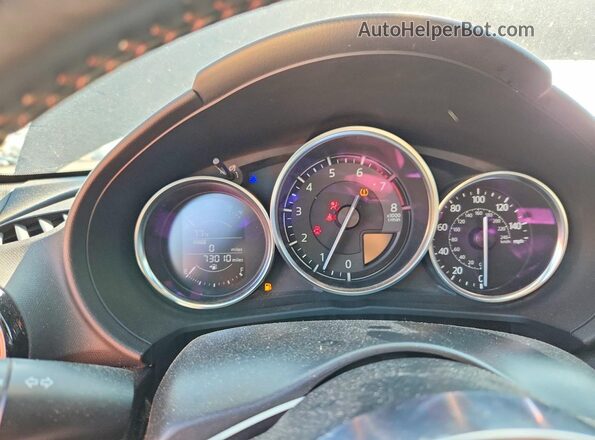 JM1NDAC76H0121250 2017 MAZDA MX-5 Gray Սարքավորումների վահանակի տեսք