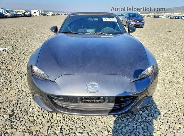 JM1NDAC76H0121250 2017 MAZDA MX-5 Gray Դիմացի տեսք