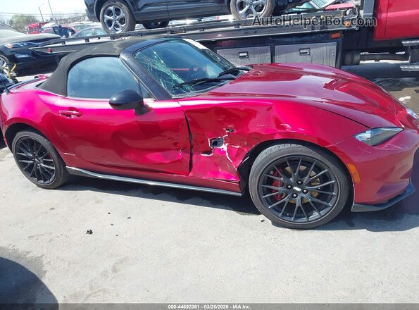 JM1NDAC79K0307677 2019 MAZDA MX-5 MIATA Burgundy Vista interior trasera